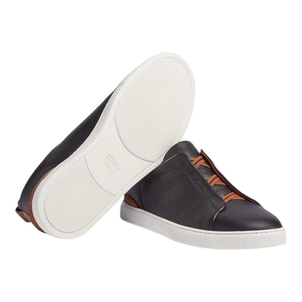 Zegna Triple Stitch™ Sneaker 'Black Deerskin' (Men)