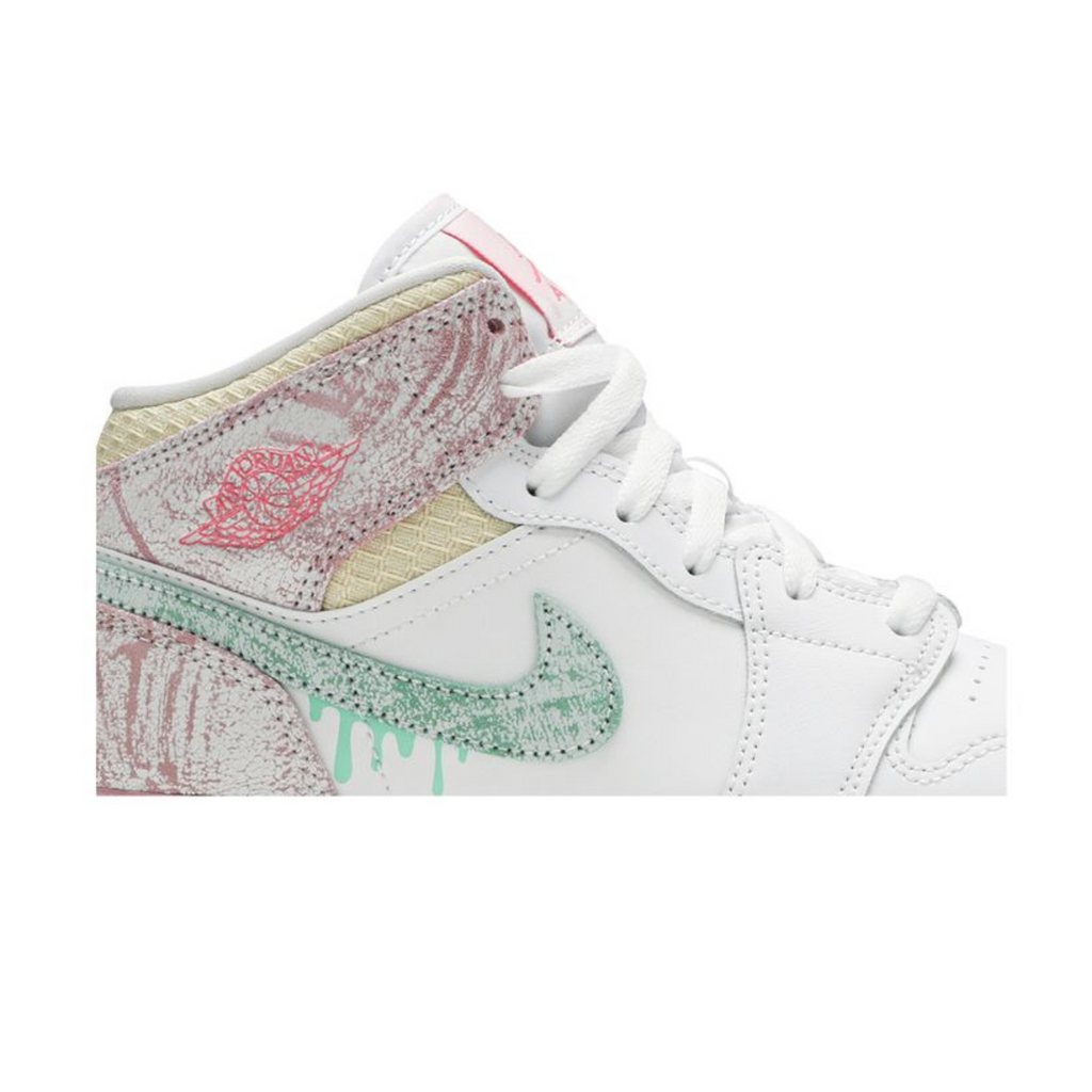 Air Jordan 1 Mid SE 'Ice Cream' (Kids)
