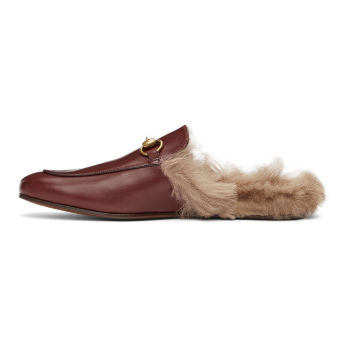 Gucci Princetown Loafer 'Burgundy' (Women)