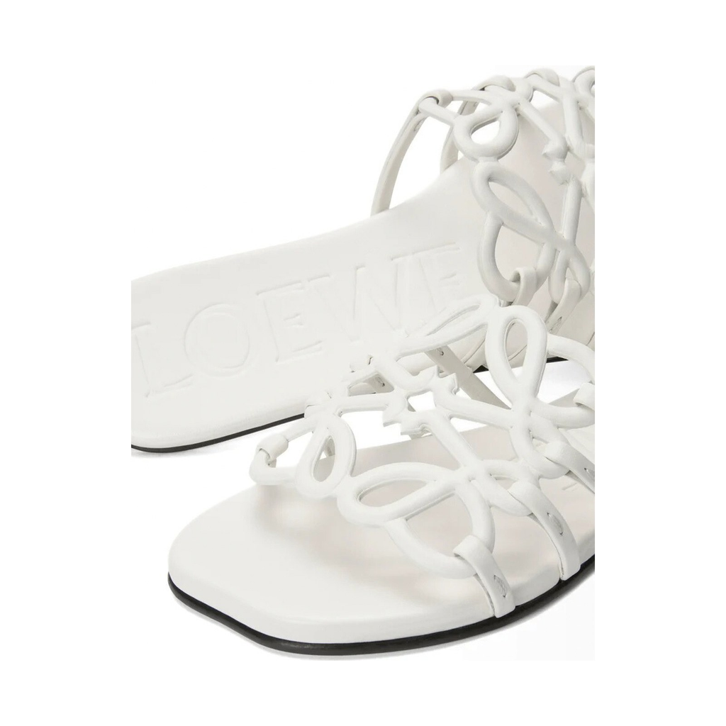LOEWE Petal Anagram Slide 'White' (Women)