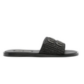 Miu Miu Raffia-Effect Woven Slide 'Black' (Women)