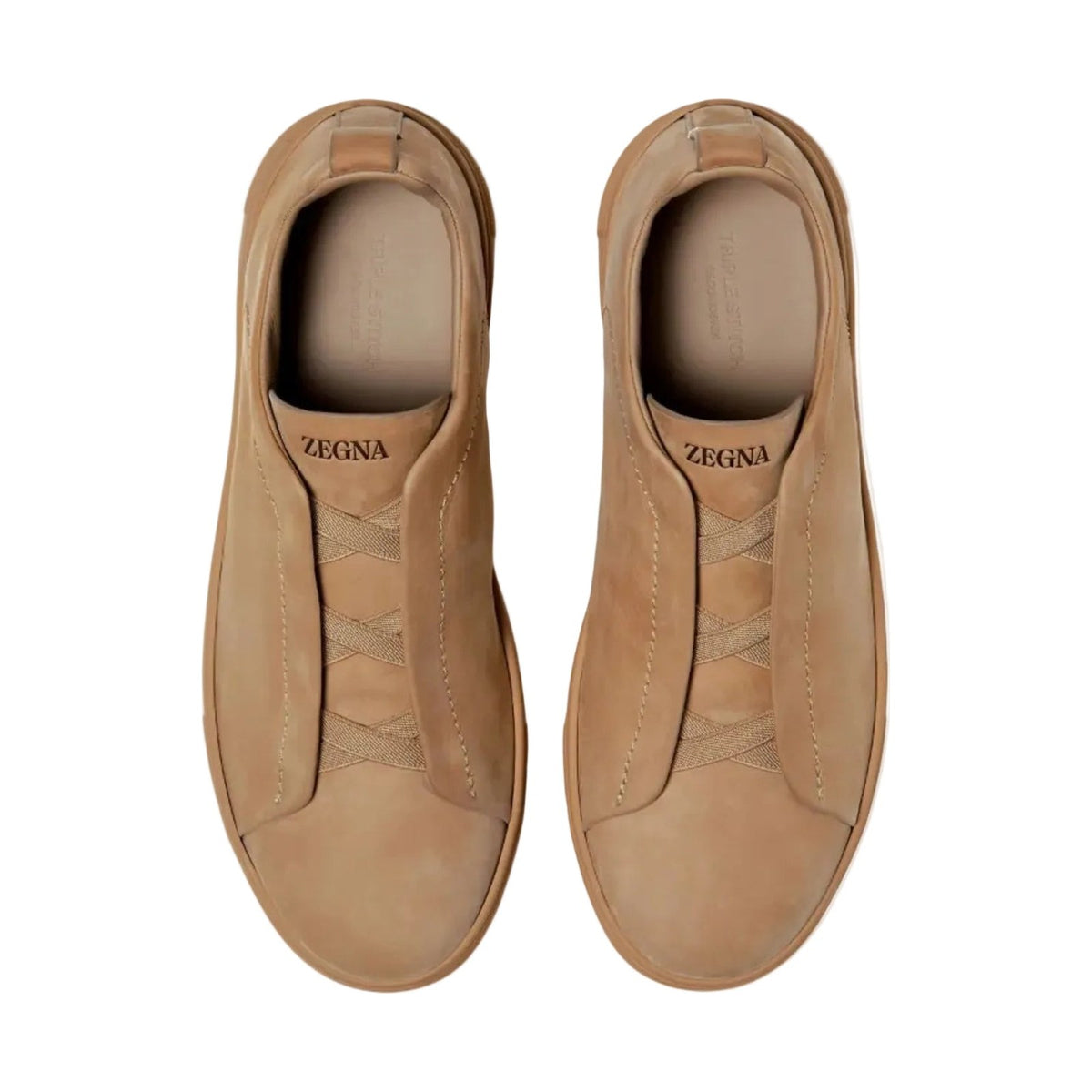 Zegna Triple Stitch™ SECONDSKIN Sneaker 'French Beige' (Men)