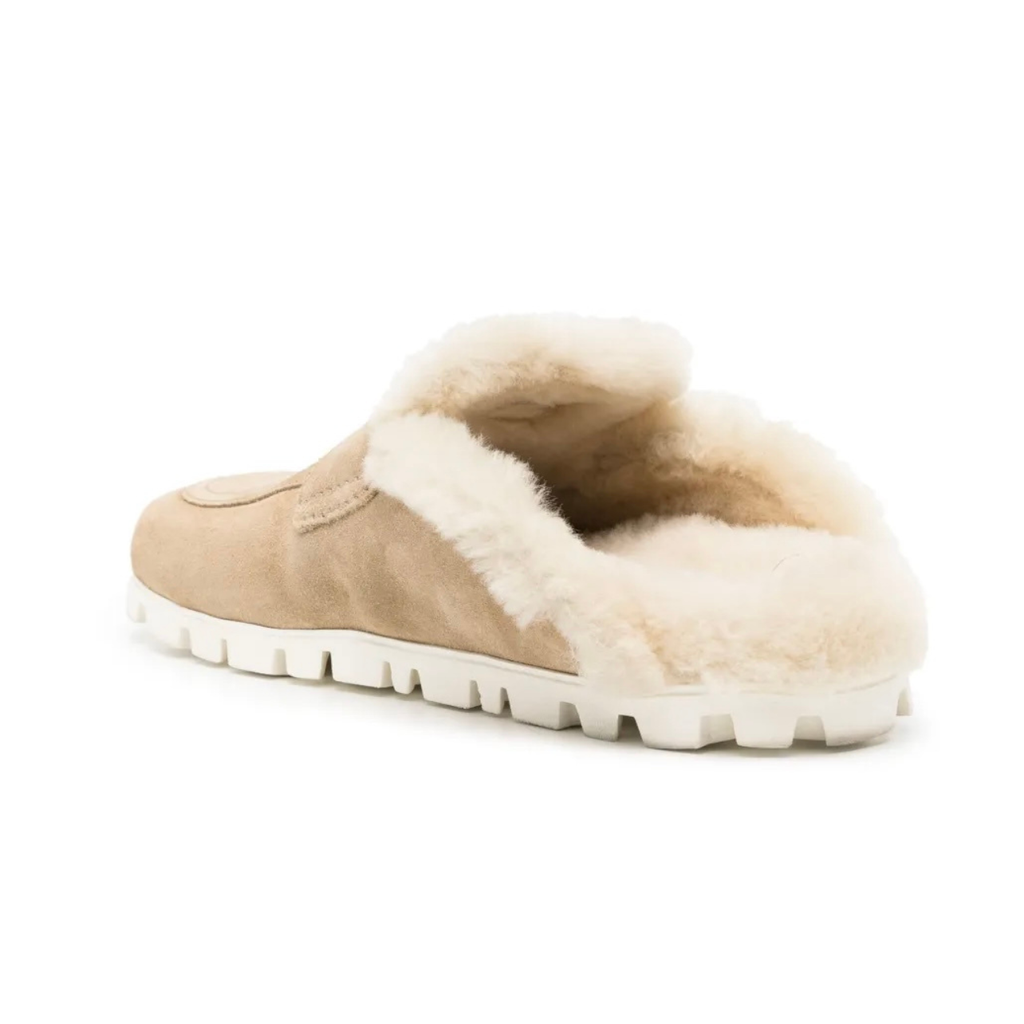 Miu Miu Suede Mule 'Ecru' (Women)