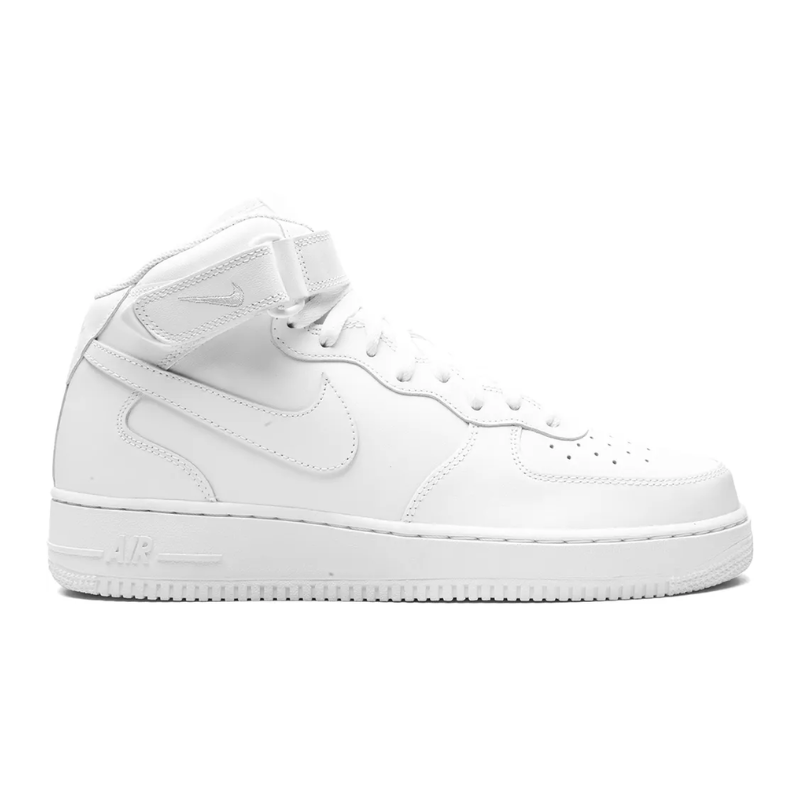 Nike Air Force 1 Mid 'Triple White' (Women) — 2-Hour Delivery