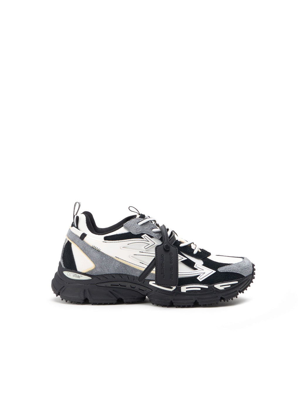 Off-White Be Right Back Suede Sneaker 'White Black' (Men)