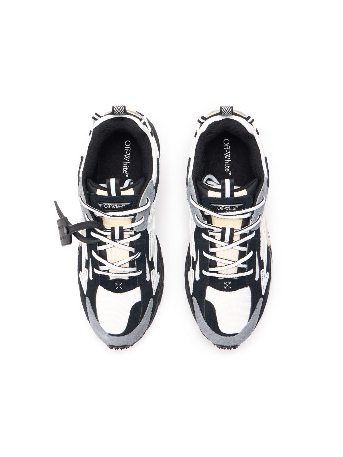 Off-White Be Right Back Suede Sneaker 'White Black' (Men)