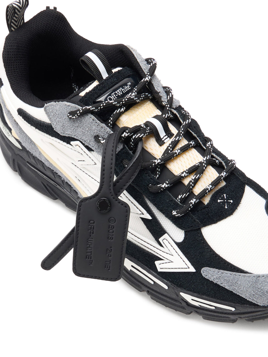Off-White Be Right Back Suede Sneaker 'White Black' (Men)