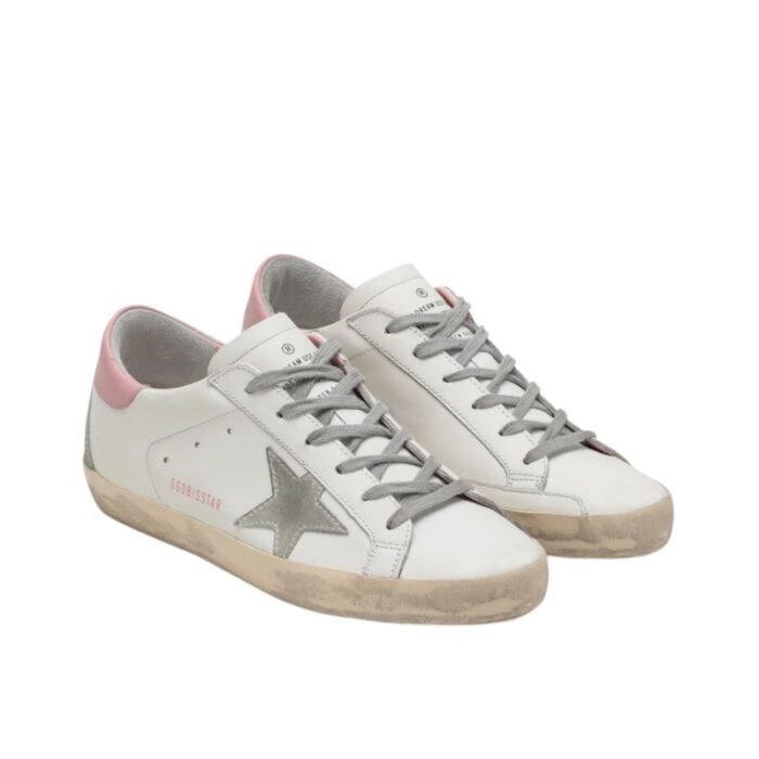 Golden Goose Super-Star 'White Grey Pink' (Unisex)