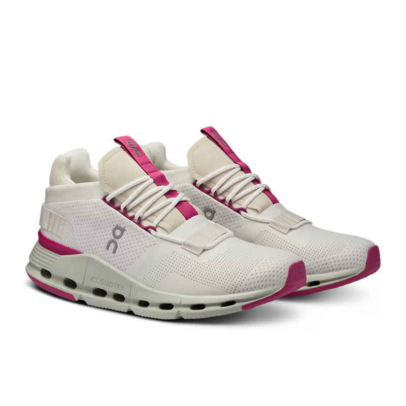 On Cloudnova 'Undyed White Carnation' (Women)