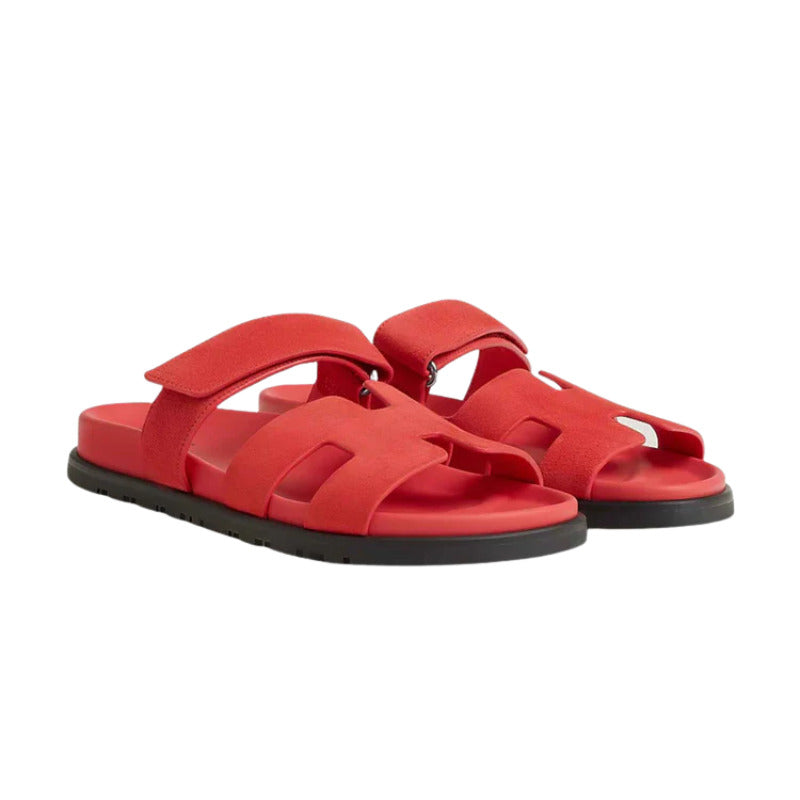 Hermès Chypre Sandal 'Rose Vermillon' (Women)
