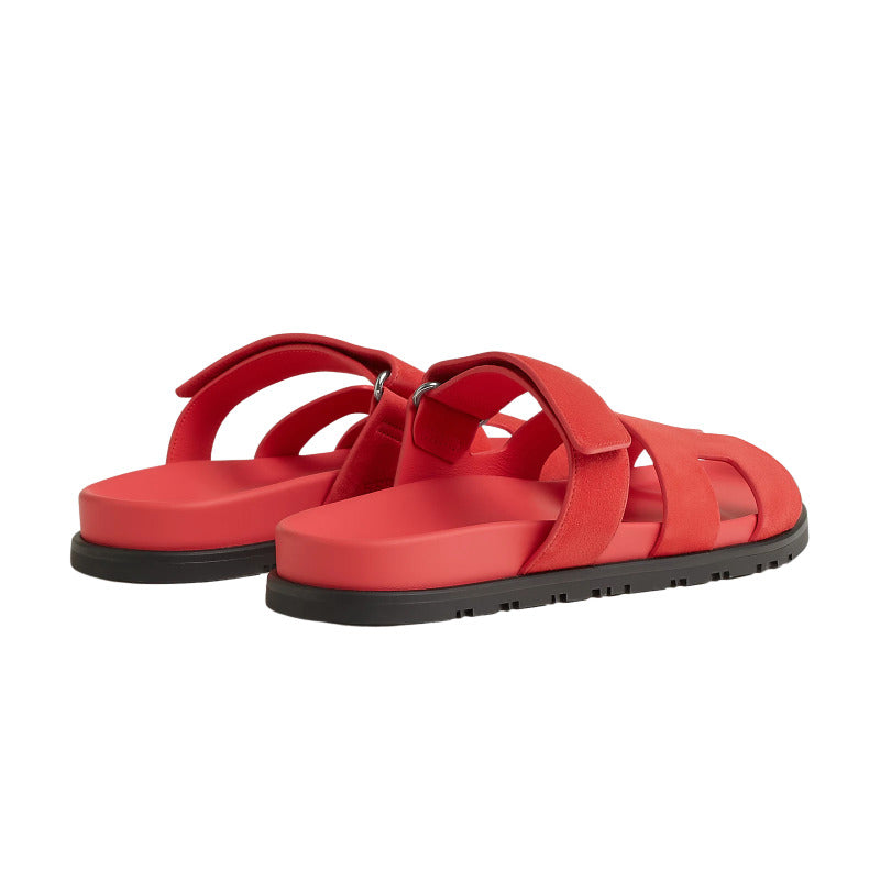 Hermès Chypre Sandal 'Rose Vermillon' (Women)
