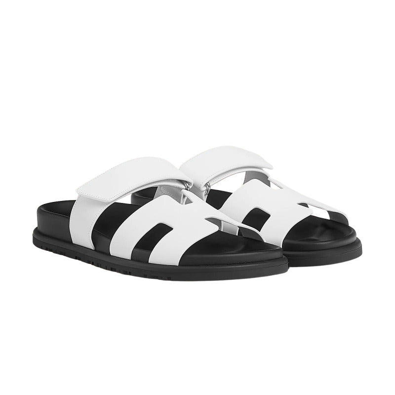 Hermès Chypre Sandal 'White Palladium Hardware' (Women)