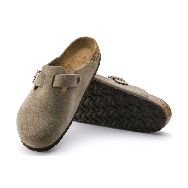 Birkenstock Boston 'Taupe Suede' (Unisex)