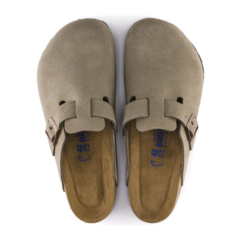 Birkenstock Boston 'Taupe Suede' (Unisex)
