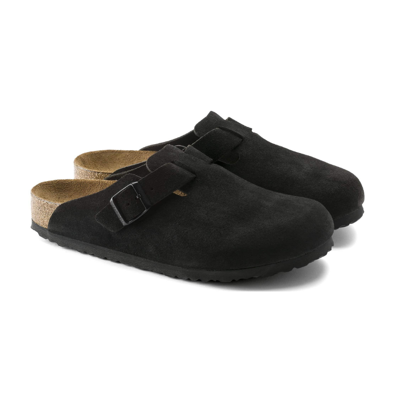 Birkenstock Boston Soft Footbed 'Black' (Unisex)