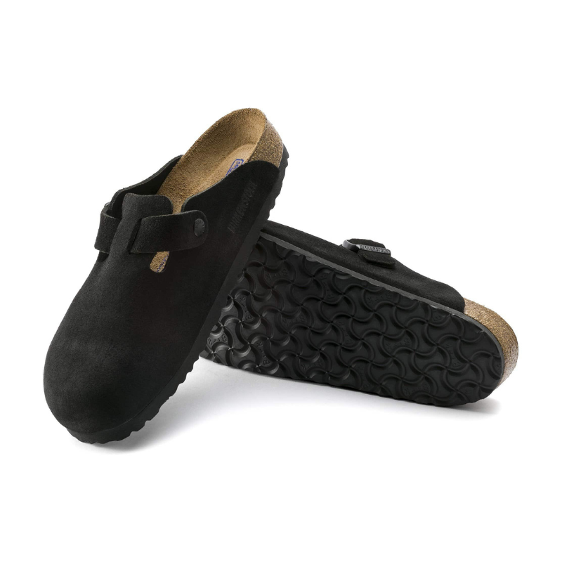 Birkenstock Boston Soft Footbed 'Black' (Unisex)