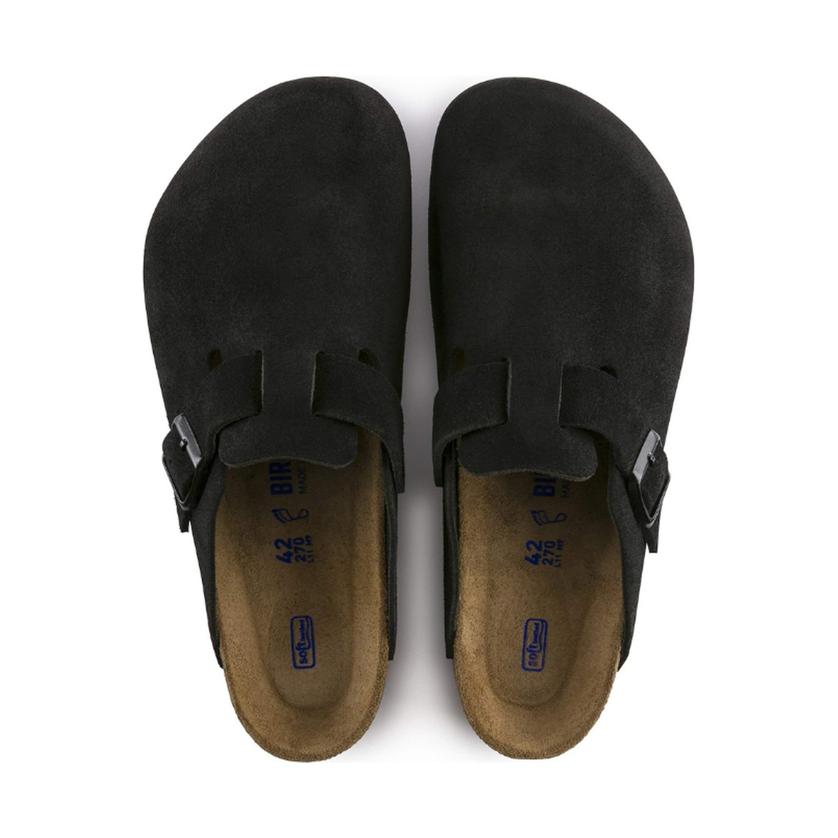 Birkenstock Boston Soft Footbed 'Black' (Unisex)