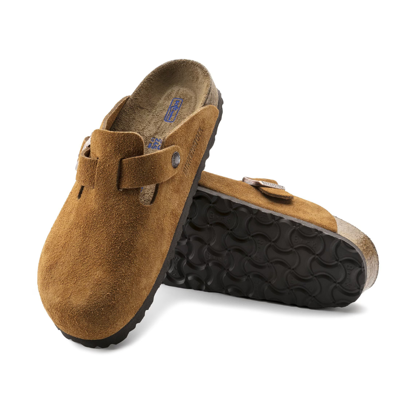 Birkenstock Boston Soft Footbed 'Mink Suede' (Unisex)