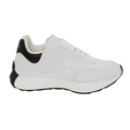Alexander McQueen Oversized Graffiti Sprint Runner 'White Black' (Unisex)