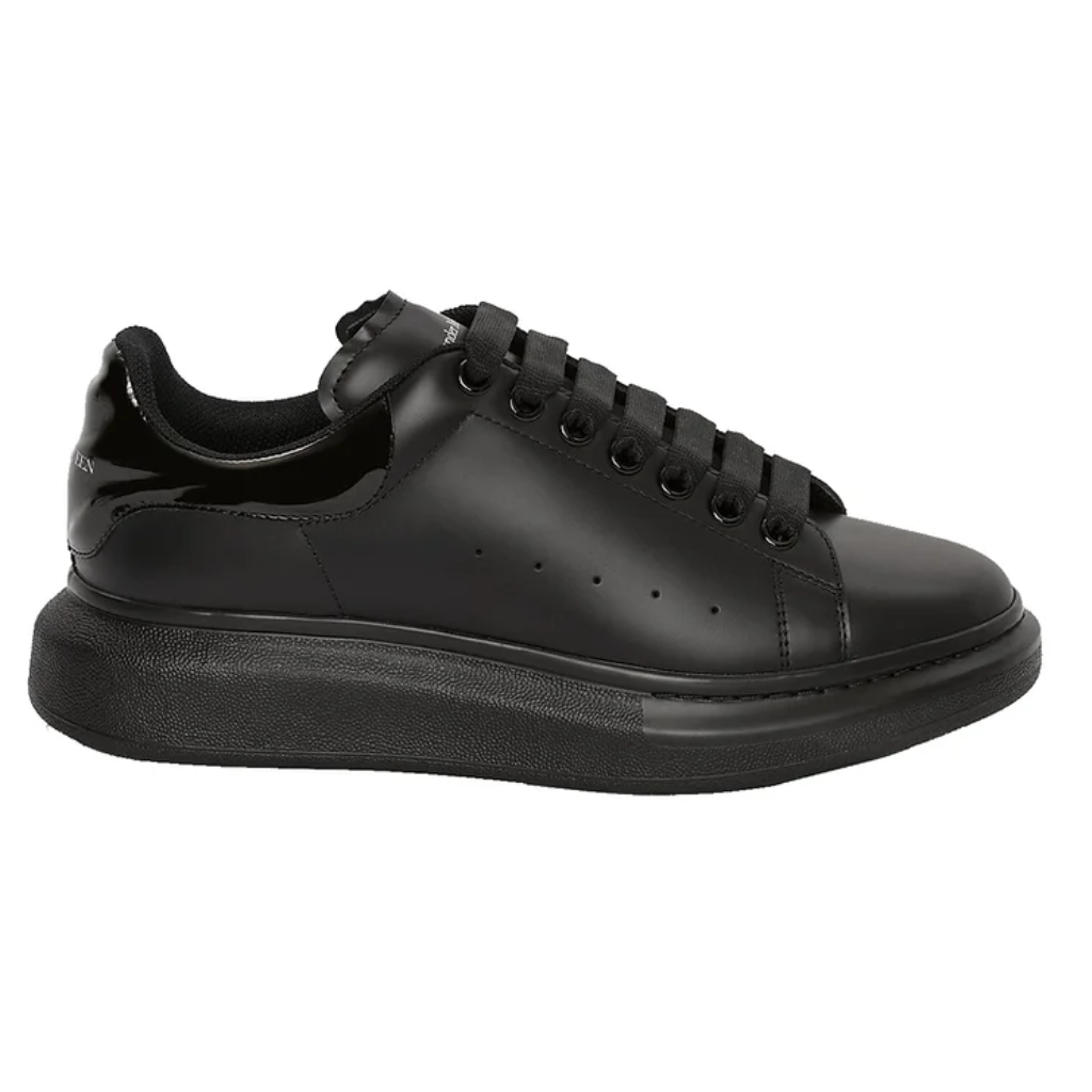 Alexander McQueen Oversized Sneaker 'Black Gloss Heel' (Men)