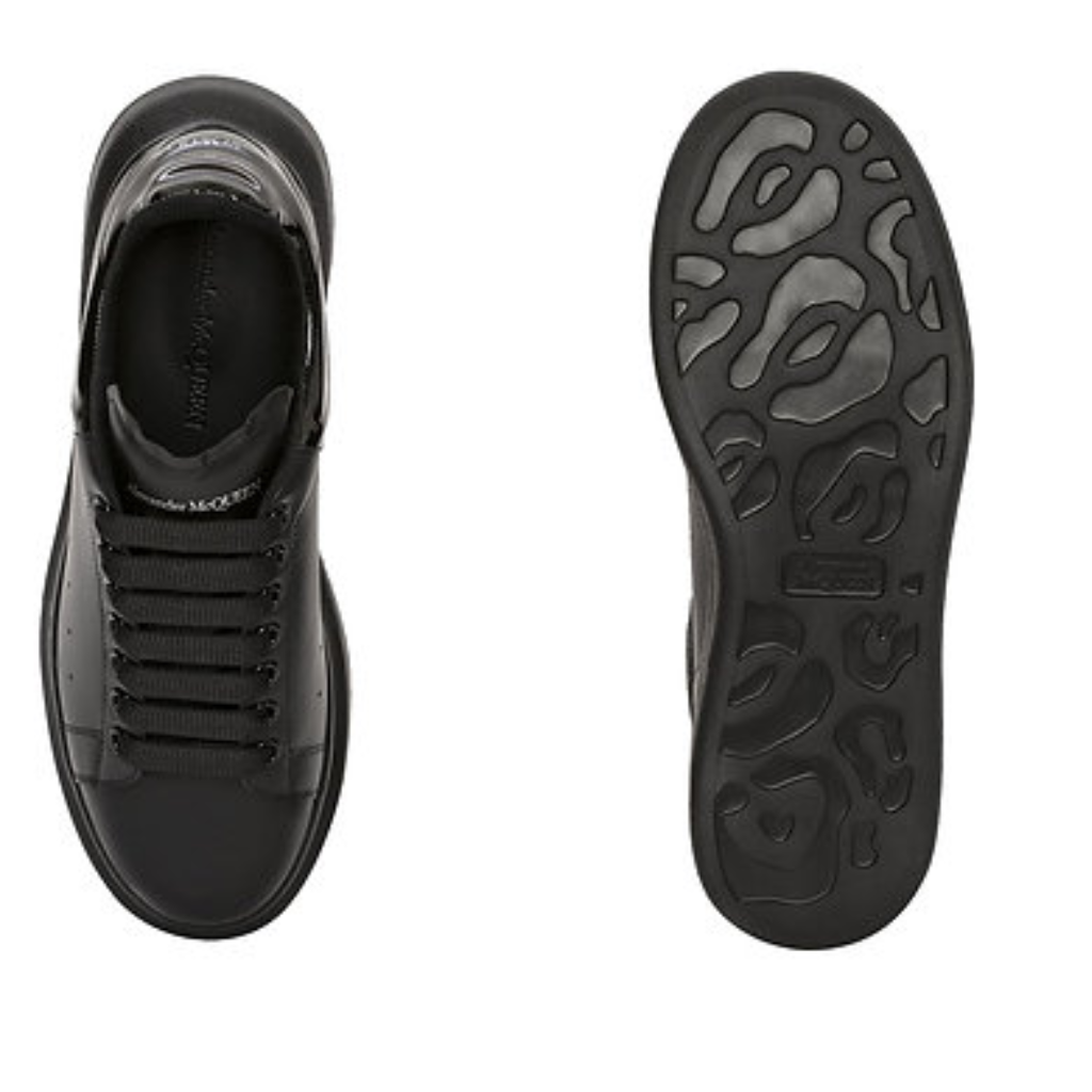 Alexander McQueen Oversized Sneaker 'Black Gloss Heel' (Men)