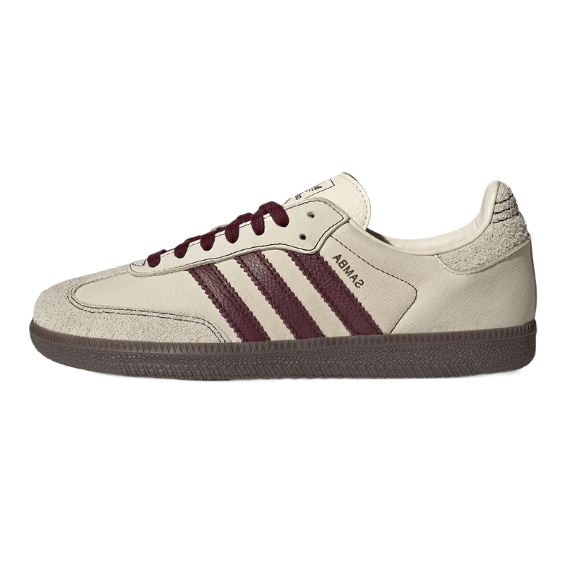 adidas Samba OG 'Wonder White Maroon' (Women) — 2-Hour Delivery