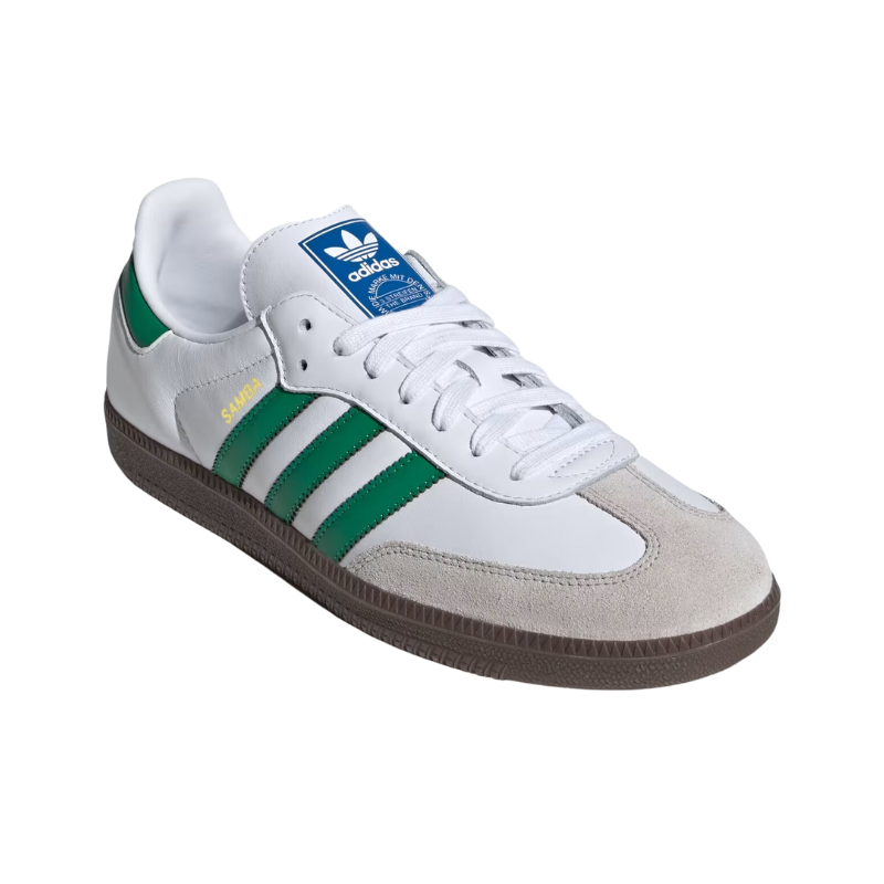 adidas Samba OG 'Footwear White Green' (Unisex)