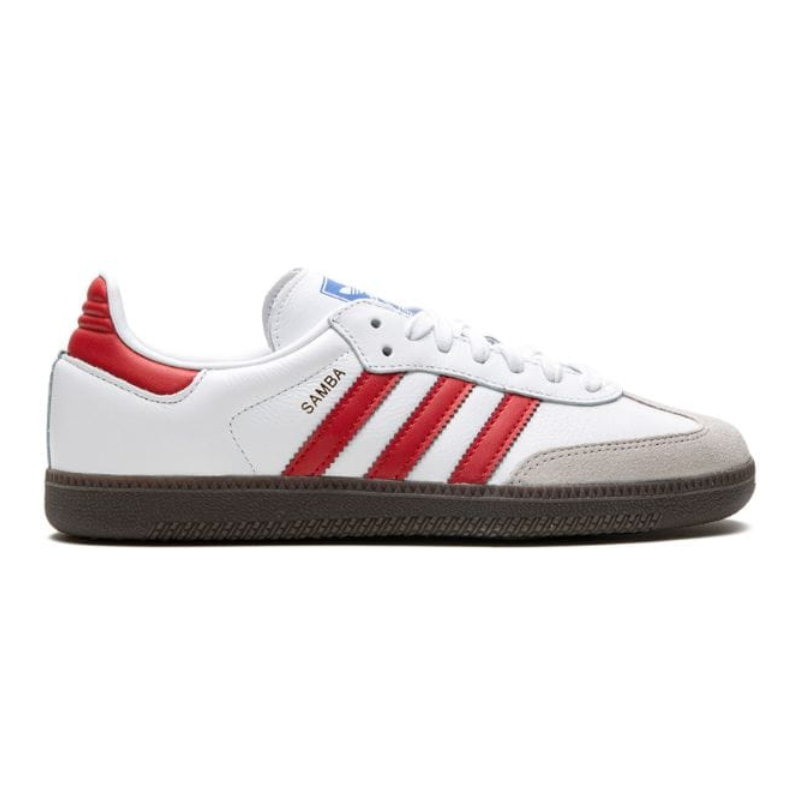 adidas Samba OG 'White Better Scarlet' (Unisex)