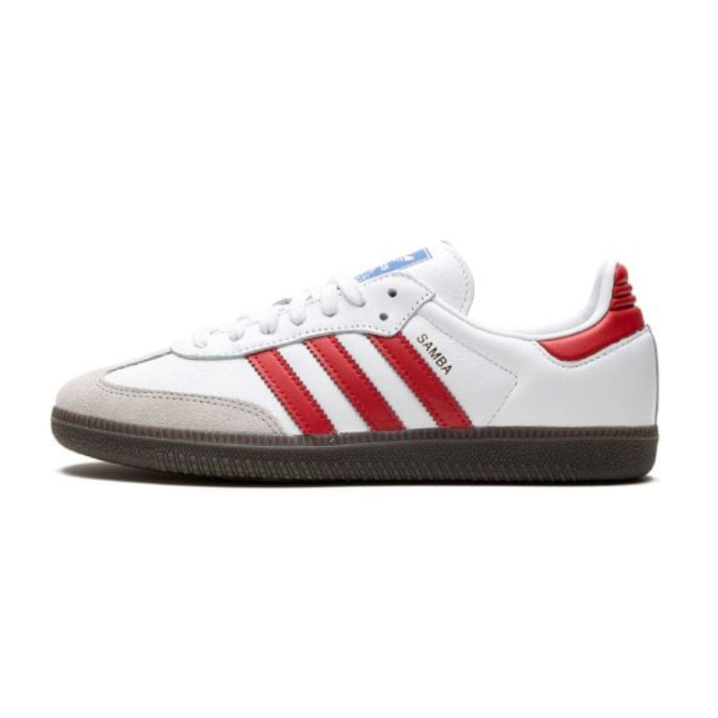 adidas Samba OG 'White Better Scarlet' (Unisex)