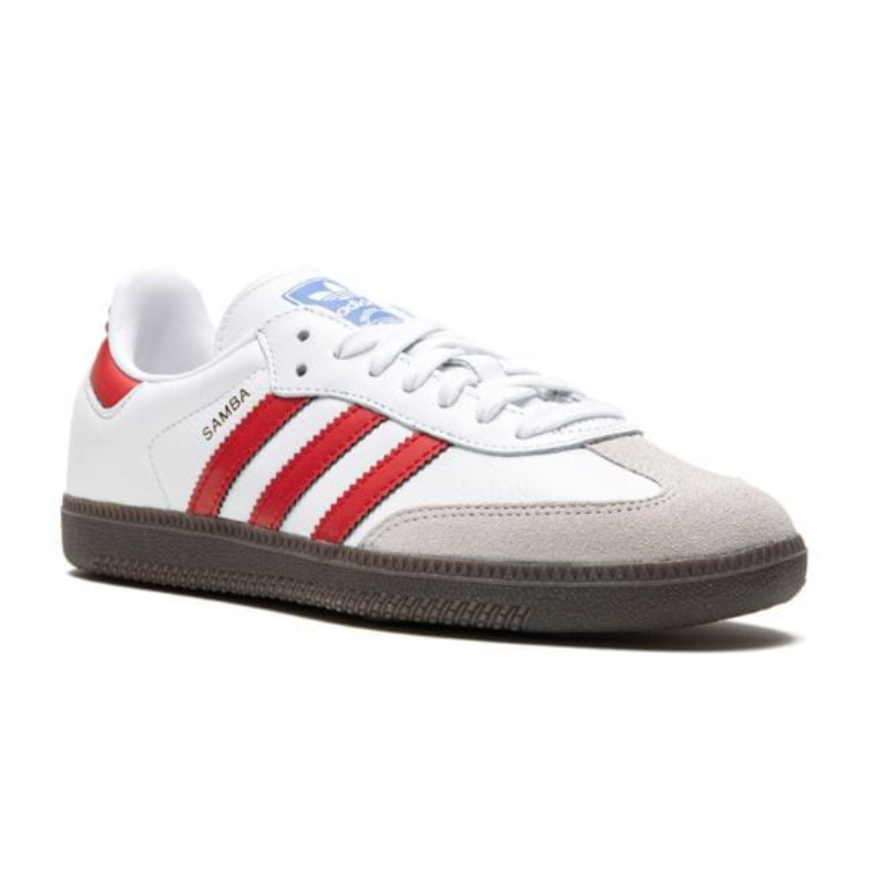 adidas Samba OG 'White Better Scarlet' (Unisex)