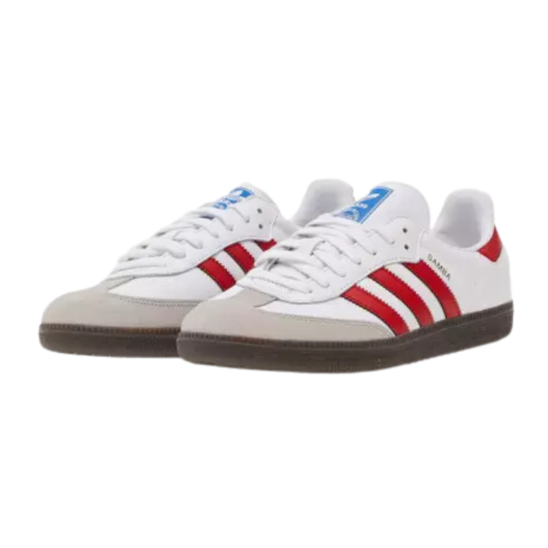 adidas Samba OG 'White Better Scarlet' (Unisex)