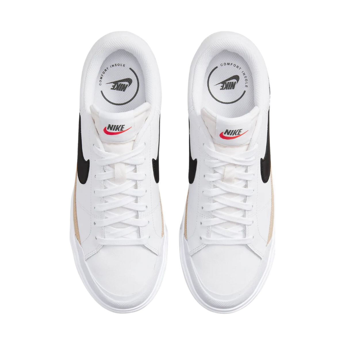 Nike Court Legacy Lift 'White Black' (Unisex)