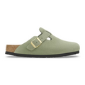 Birkenstock Boston Soft Footbed 'Green Tea Suede' (Unisex)