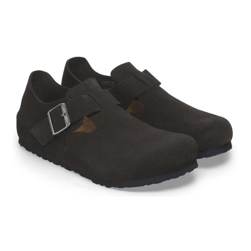 Birkenstock London 'Black Suede' (Unisex)