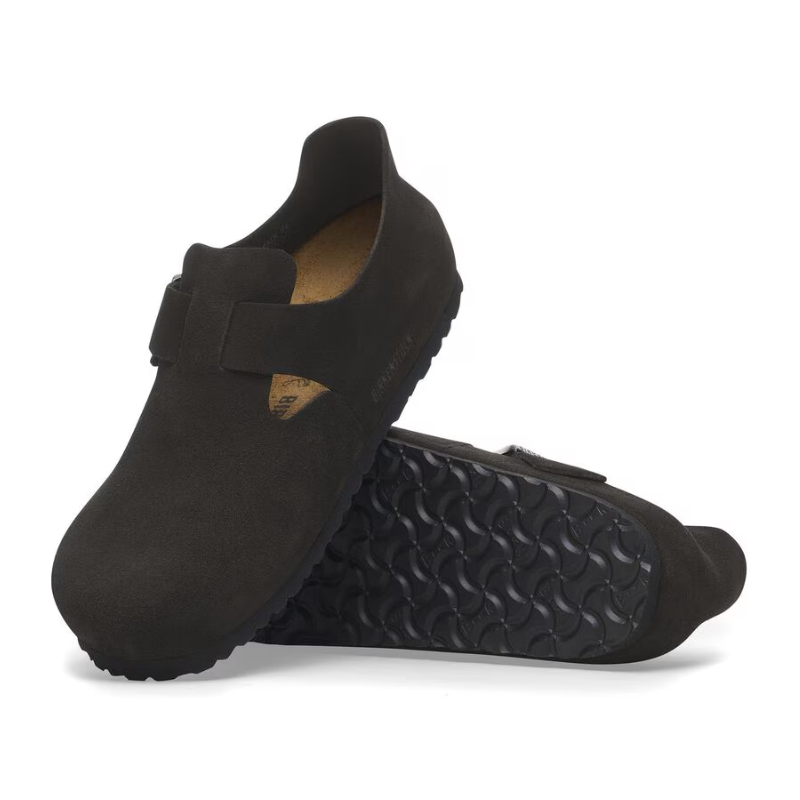 Birkenstock London 'Black Suede' (Unisex)