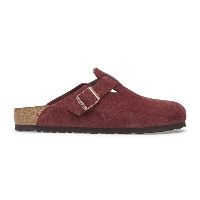 Birkenstock Boston 'Zinfandel Suede' (Unisex)