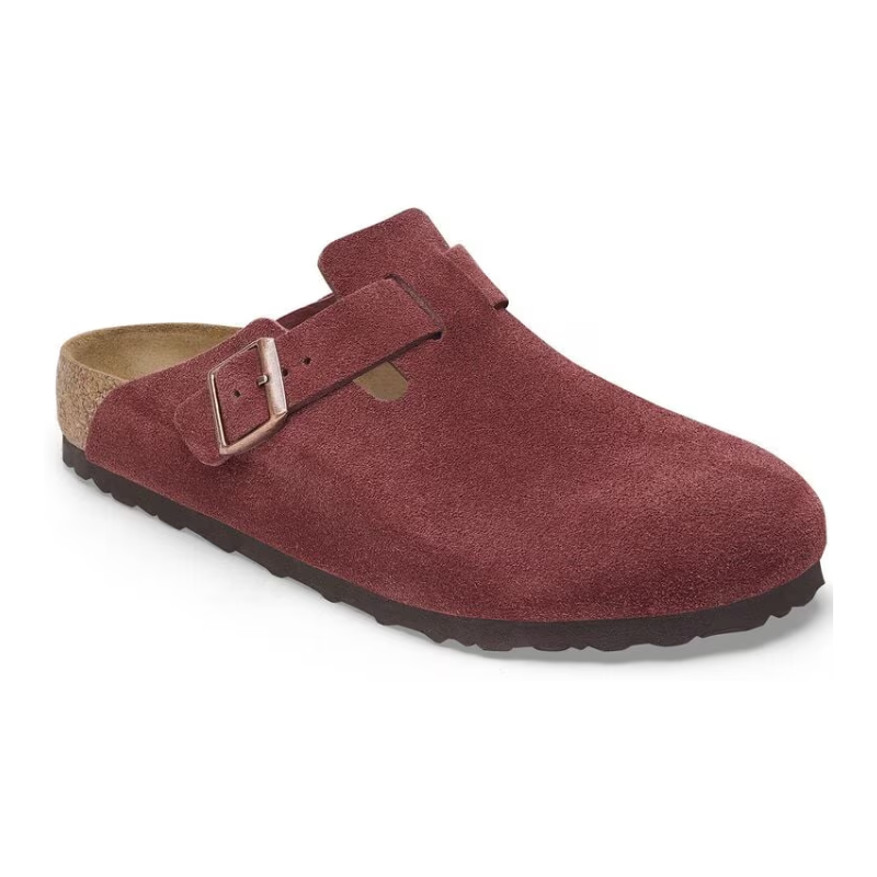 Birkenstock Boston 'Zinfandel Suede' (Unisex)