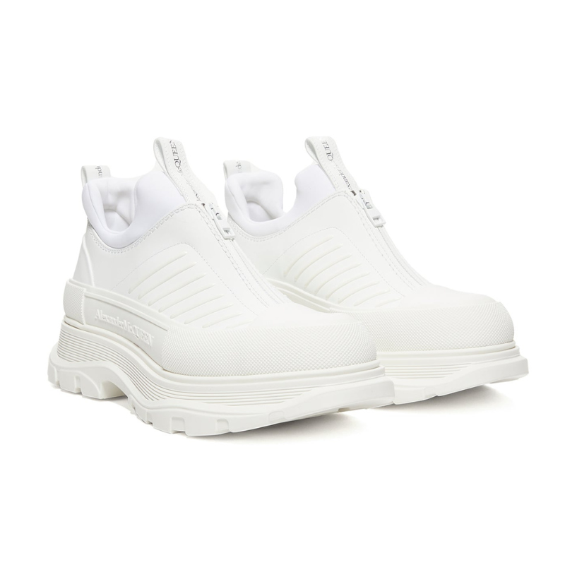 Alexander McQueen Tread Slick Zip-Up 'White' (Men)