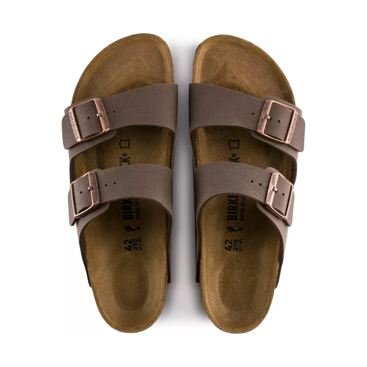 Birkenstock Arizona Birkibuc 'Mocha' (Unisex)