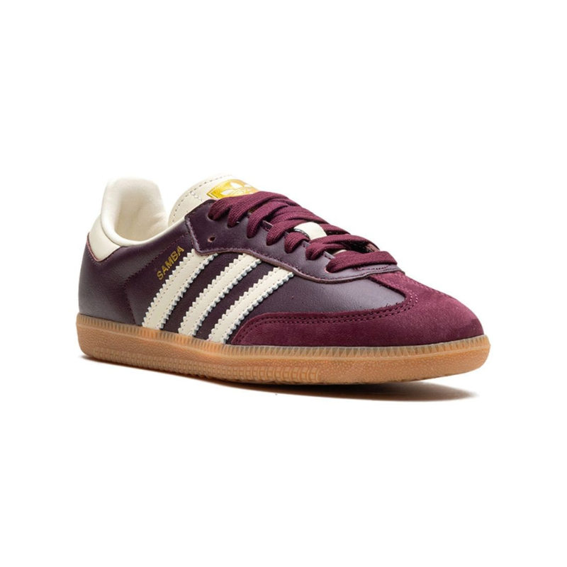 adidas Samba OG 'Maroon Gold Metallic' (Women)