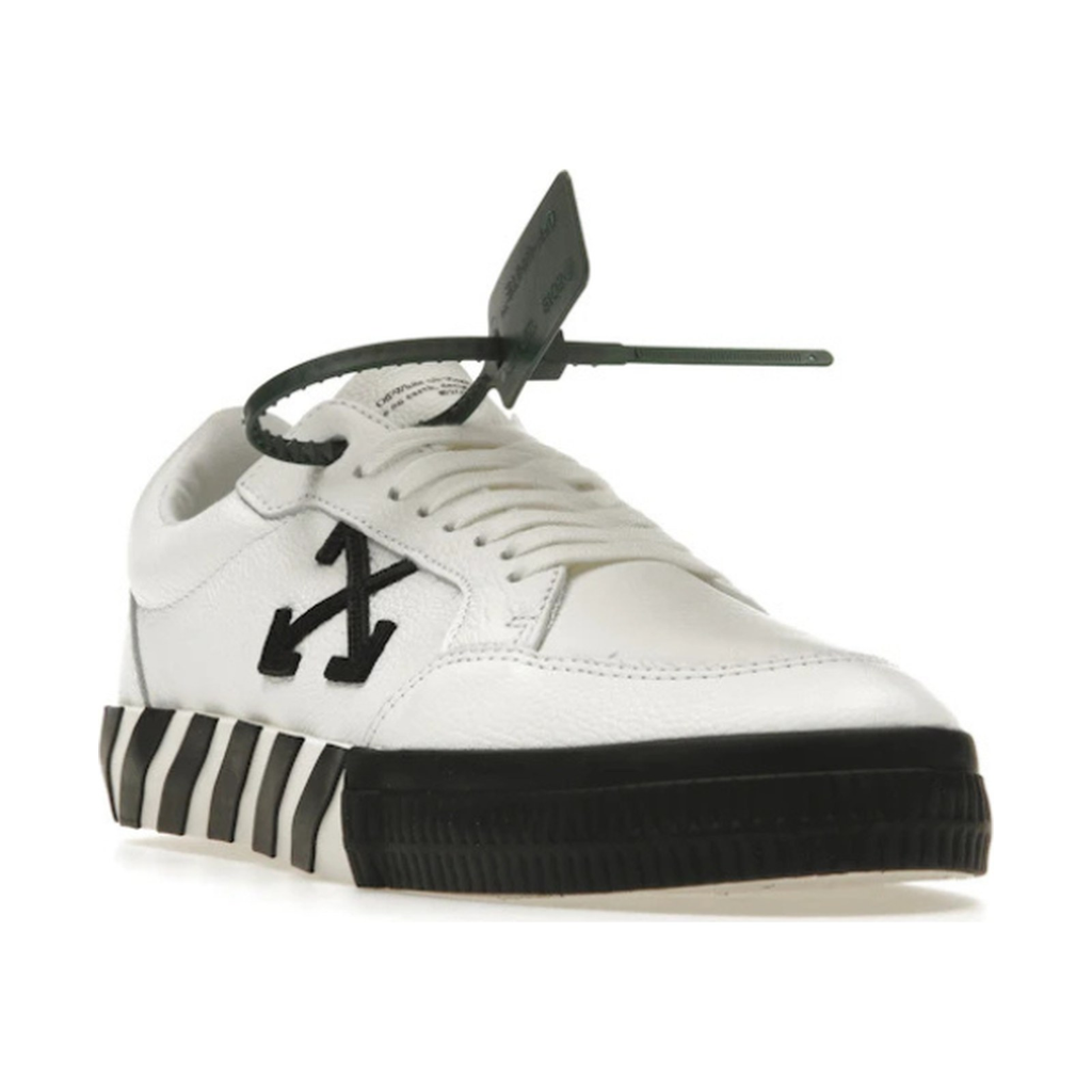 Off-White Vulc Low Leather 'White Black' (Unisex)