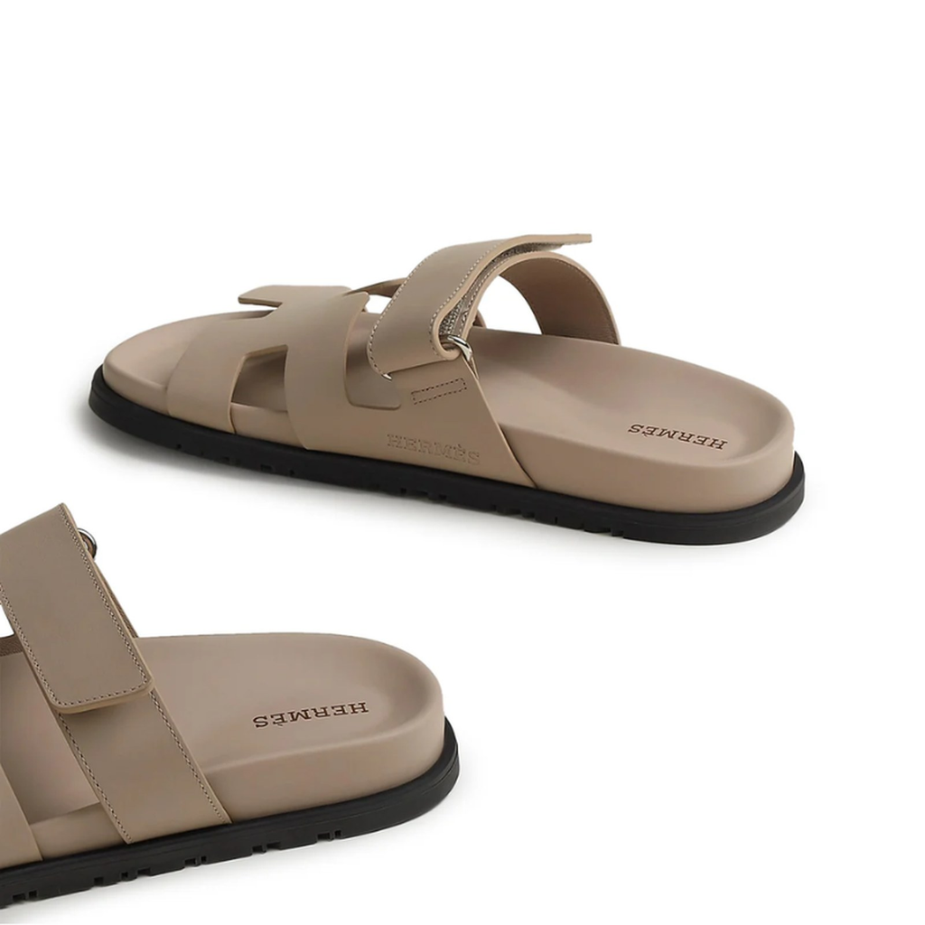 Hermès Chypre Sandal 'Beige Mastic Calfskin' (Women)