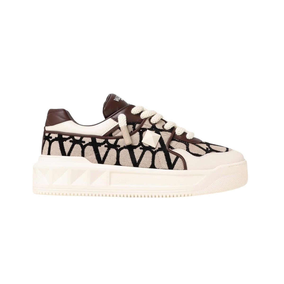 Valentino Garavani One Stud XL Sneaker 'Toile Iconographe' (Men)