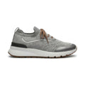 Brunello Cucinelli Techno Cotton Knit Runner 'Silver' (Men)