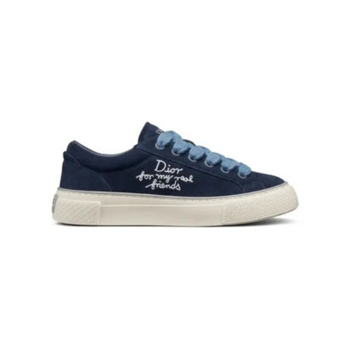 Dior B33 Low Dior For My Real Friends 'Dark Blue Suede' (Men)