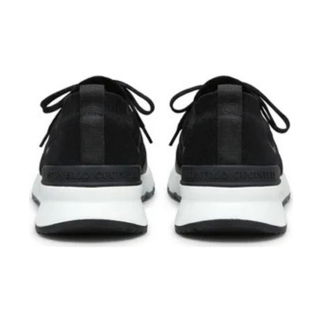 Brunello Cucinelli Techno Cotton Knit Runner 'Black' (Men)