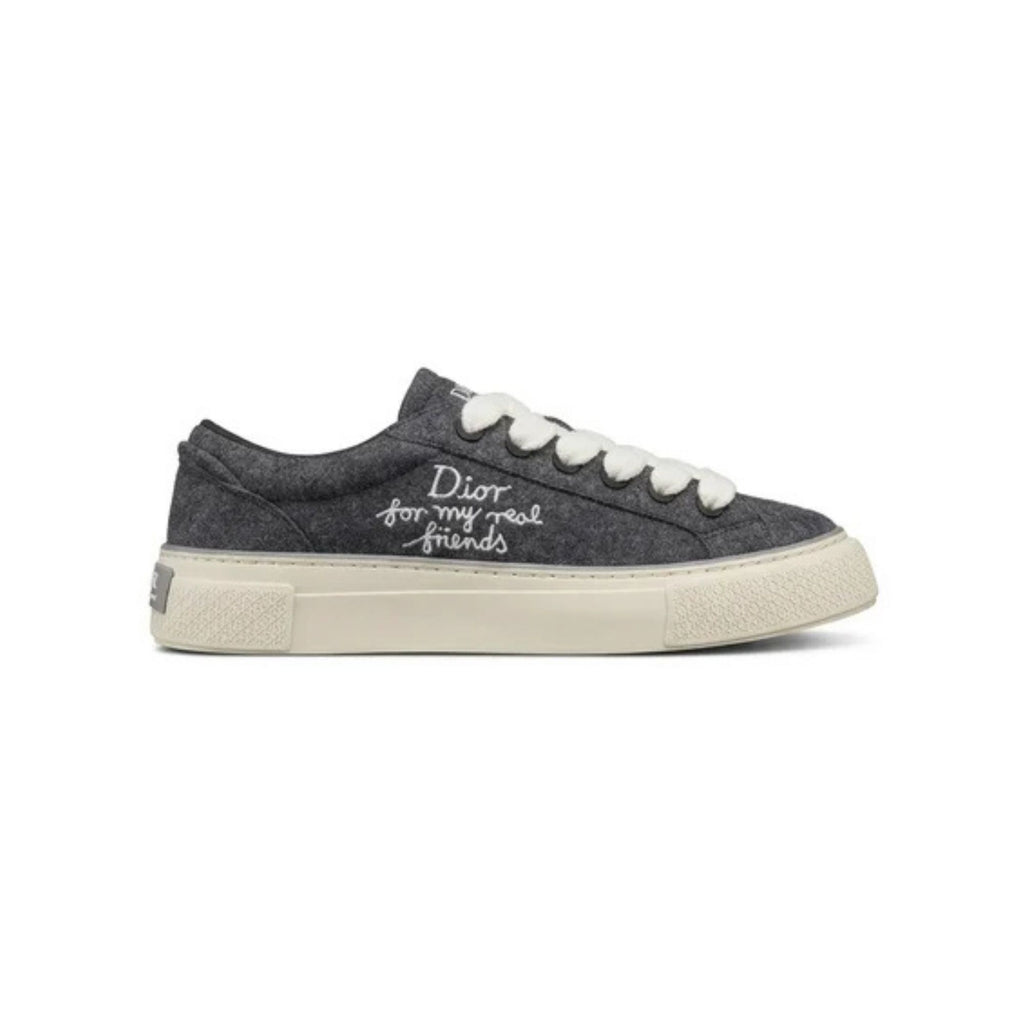 Dior B33 Low Dior For My Real Friends 'Dark Grey Suede' (Men)