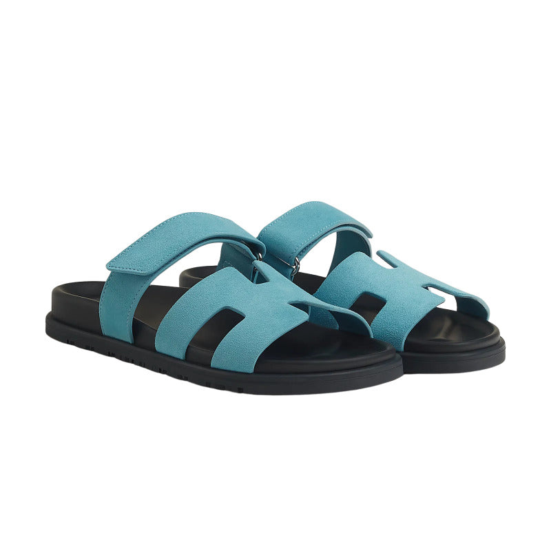 Hermès Chypre Sandal 'Bleu Minéral' (Women)