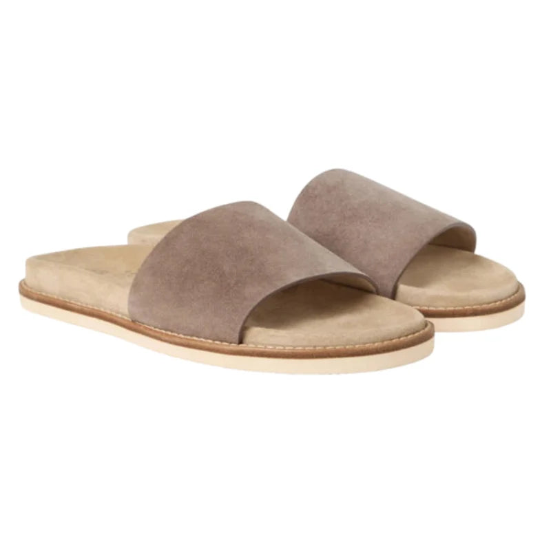 Brunello Cucinelli Suede Slide 'Beige' (Men)