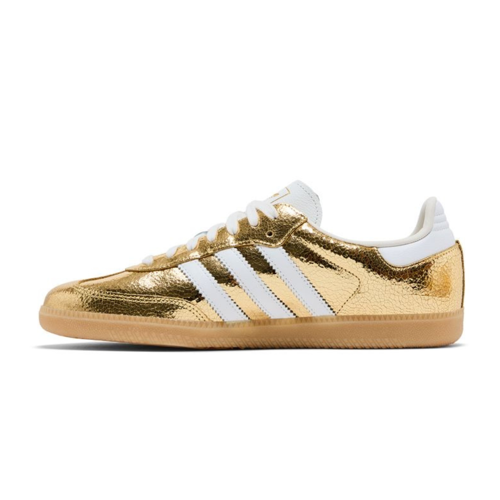 adidas Samba OG 'Cracked Metallic Pack - Gold' (Women)